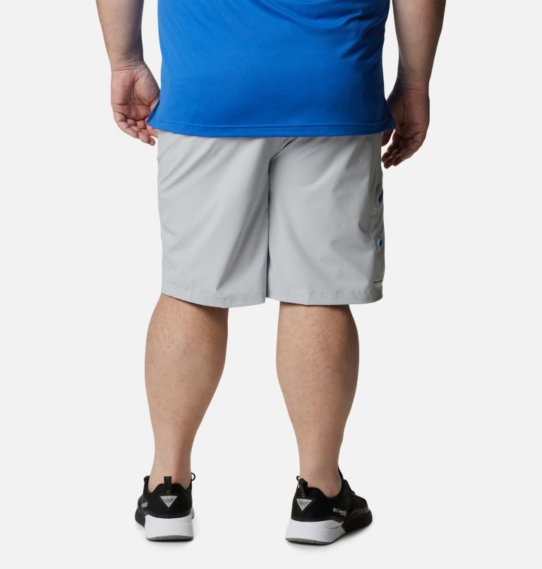 Men's Columbia PFG Terminal Tackle Shorts Light Grey | Plus Size CA-Q4C50